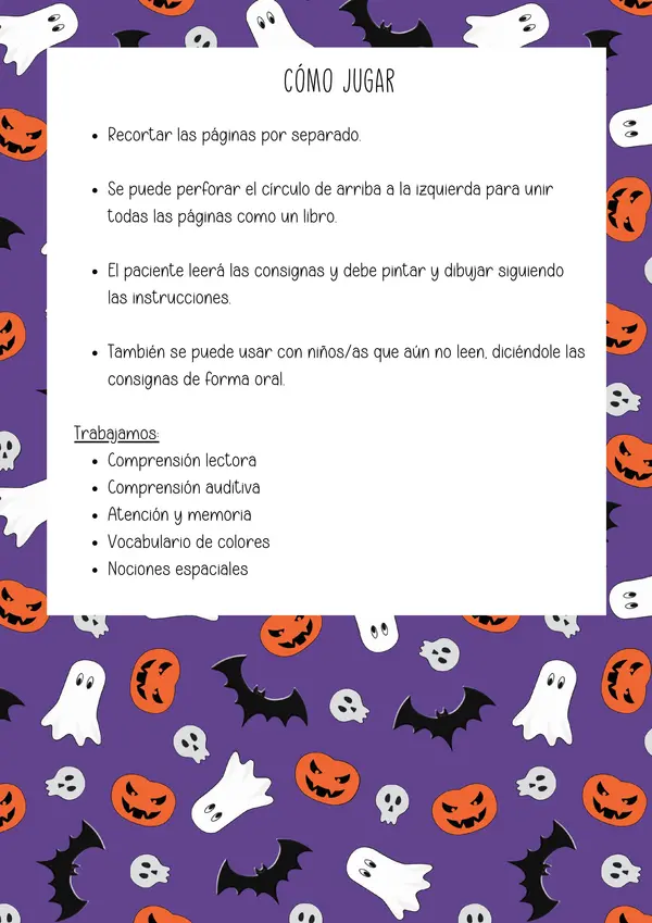 Seguir consignas halloween