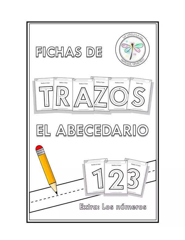 Fichas de Trazos El Abecedario Extra Los Números