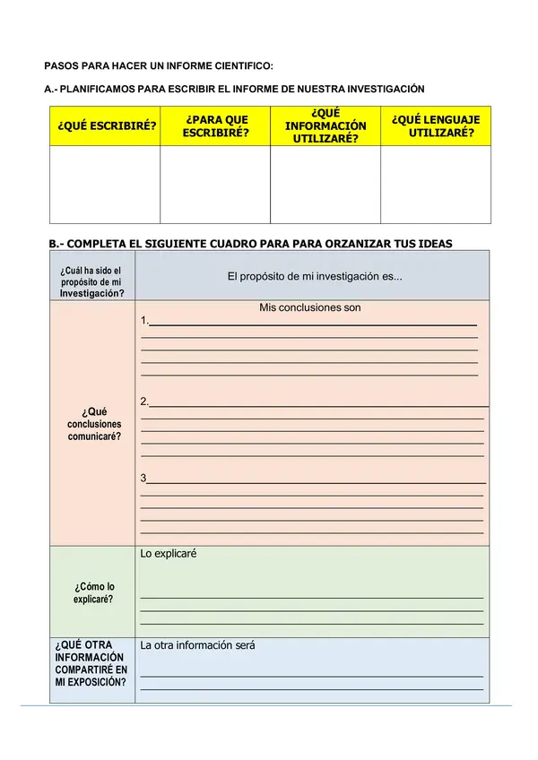 Ficha Académica del Informe científico