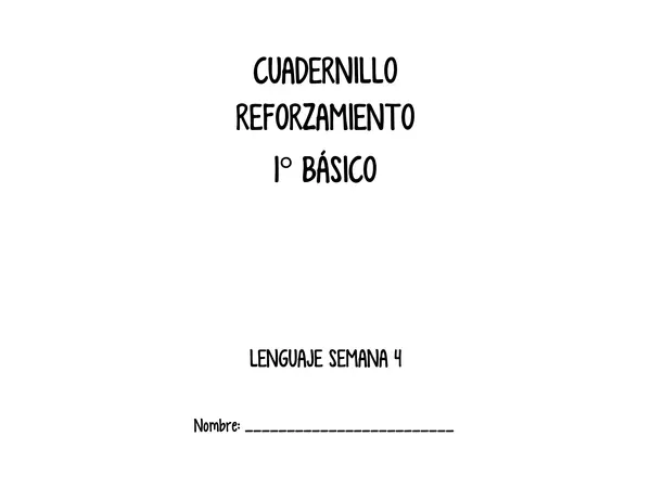Apoyo Lectoescritura - Tomo 4
