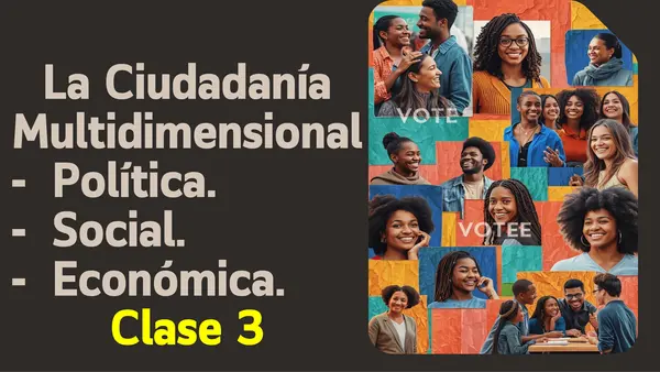 Clase N°3 unidad 1 Ed ciudadana, la ciudadanía multidimencional