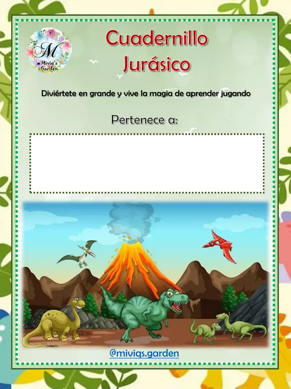 Cuadernillo Jurassico by Miviq 