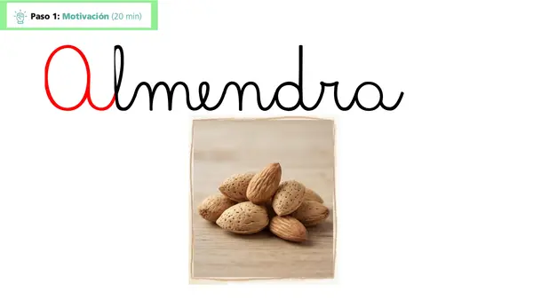 Lección 21 Almendra Parte 2 Mayúsculas Método Matte