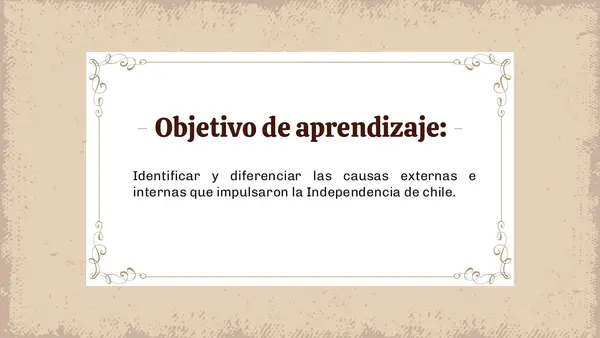 Causas de la independencia de chile