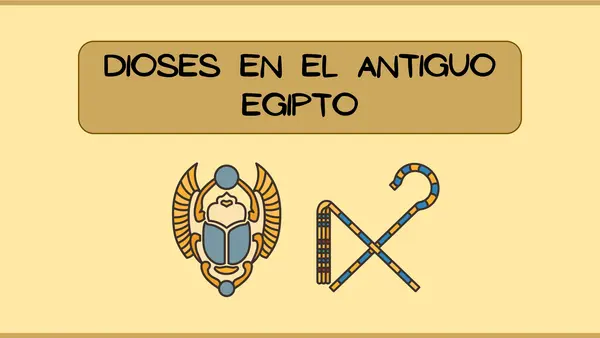 Presentación Dioses en el Antiguo Egipto 