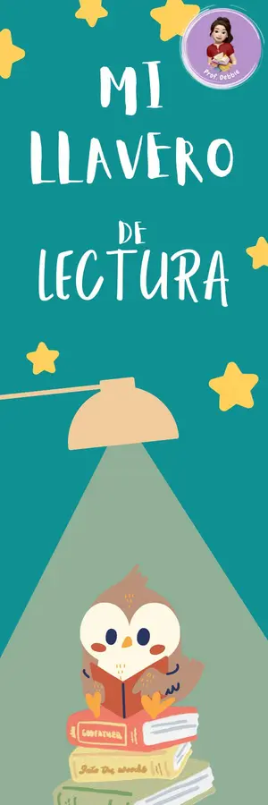 Llavero lectura letra Script