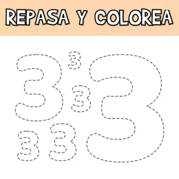 REPASA Y COLOREA LOS NÚMEROS 0-9