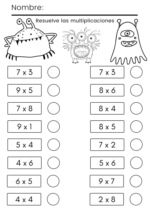 Multiplicación de monstruos
