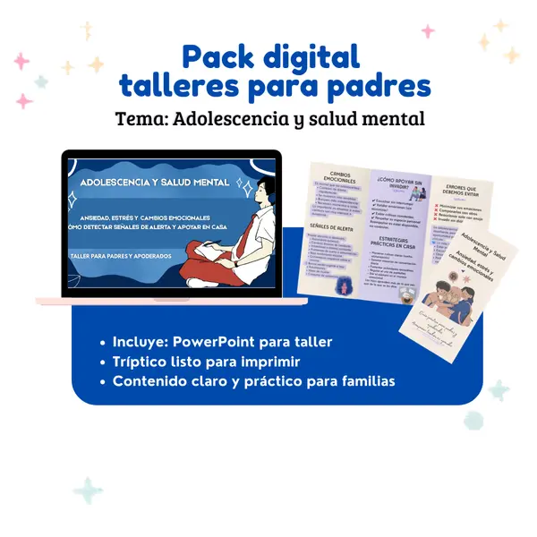 Ppt + triptico "adolescencia y salud mental" 