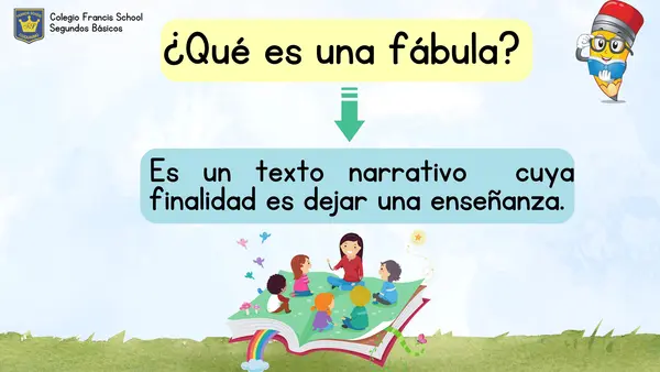 Presentación fábula - La rana y el león