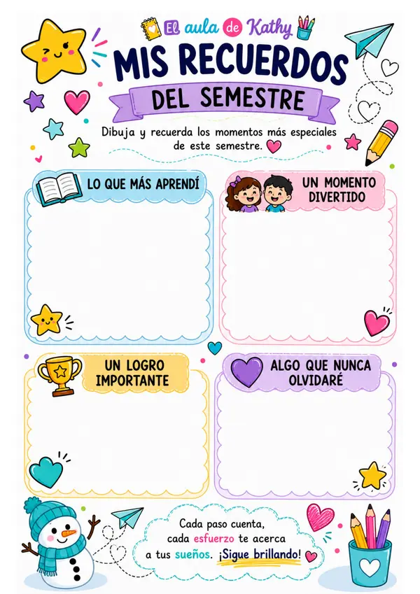 MI SEMESTRE EN RETROSPECTIVA + MIS RECUERDOS DEL SEMESTRE 🌟