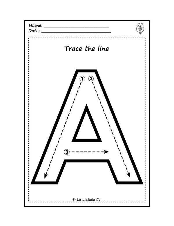 Worksheets Tracing The Alphabet - Extra Numbers