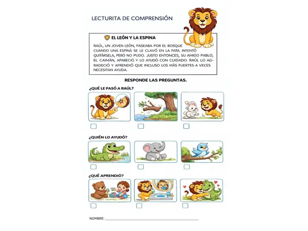 Comprensiones lectoras