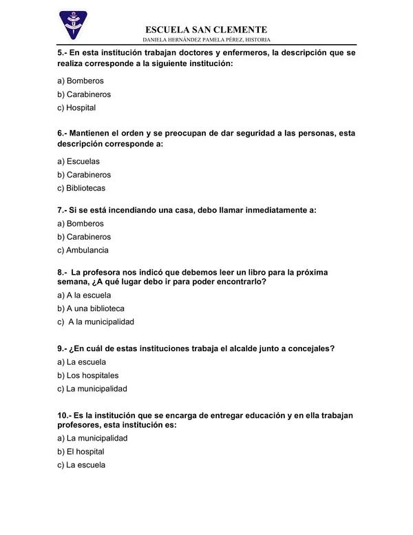 Evaluación las instituciones y normas 