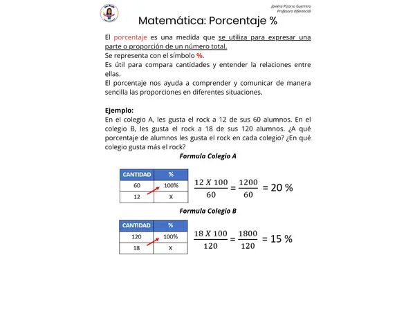 Porcentaje