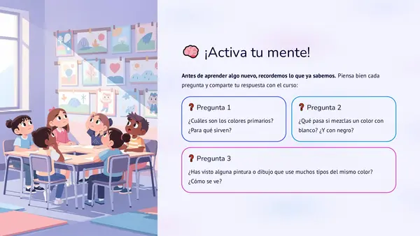 El Mundo del Color: Tono y Matiz (Clase de Artes Visuales – 4° Básico)