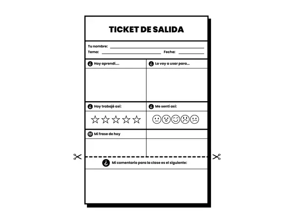 Ticket de salida general
