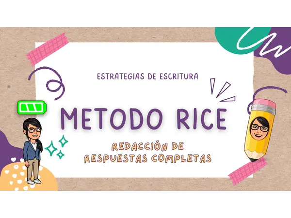 Método de Escritura RICE