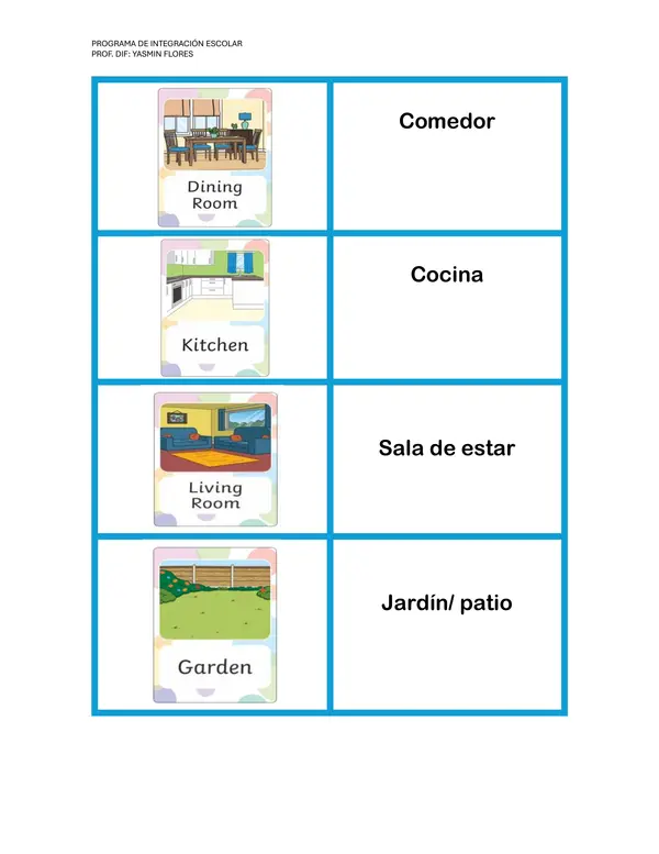 "LA CASA" EN INGLES