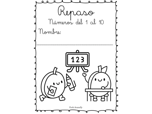 Cuadernillo repaso 1 al 10 