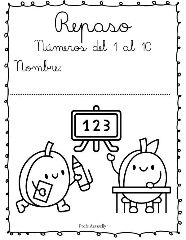 Cuadernillo repaso 1 al 10 