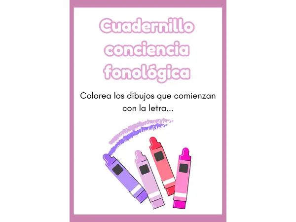 Cuadernillo Conciencia Fonológica – Reconocer sonidos iniciales