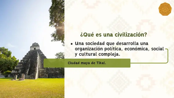 Civilizaciones Maya y Azteca