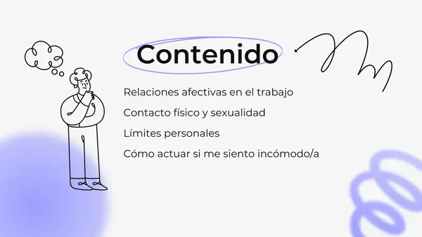 Conductas afectivas y sexuales adecuadas e inadecuadas en el trabajo