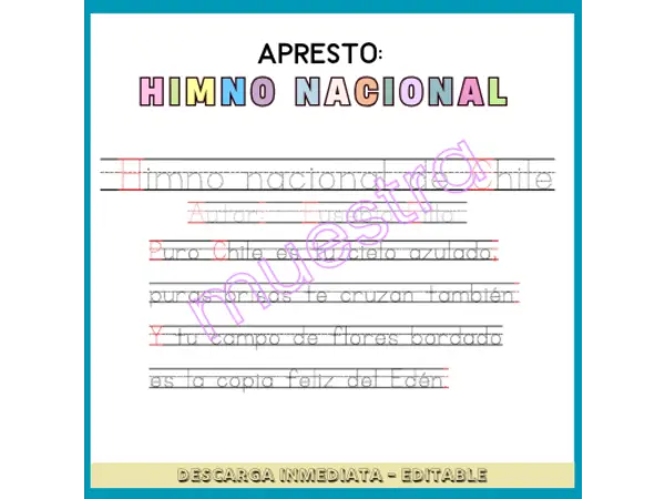 Apresto - Himno Nacional de Chile.