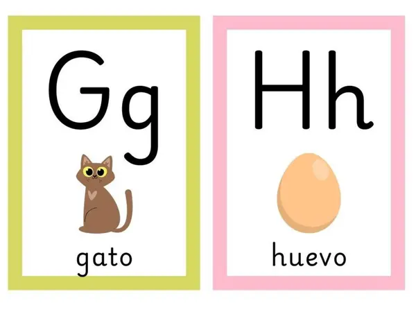 Abecedario en imprenta para la sala