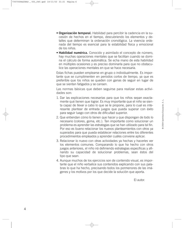 Fichas para ejercitar la lógica y la atención para niños de 7 años