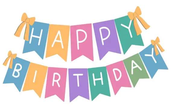 Molde de cumpleaños para sala de clases