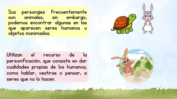 Presentación fábula - La rana y el león