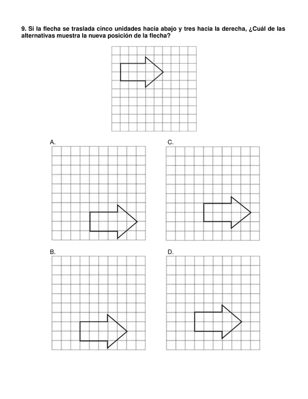 Evaluación de matemática segundo semestre 5° año.