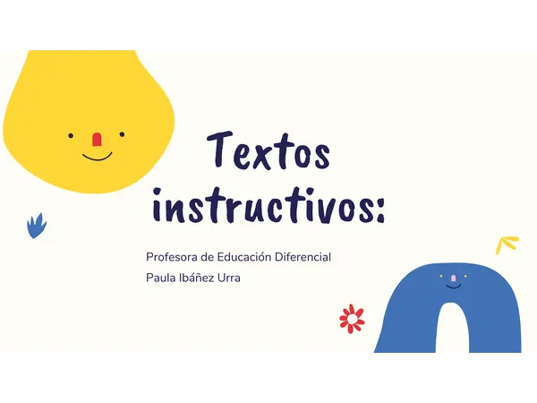 Textos Instructivos