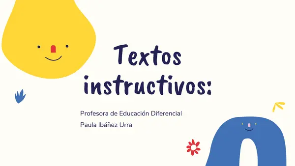 Textos Instructivos