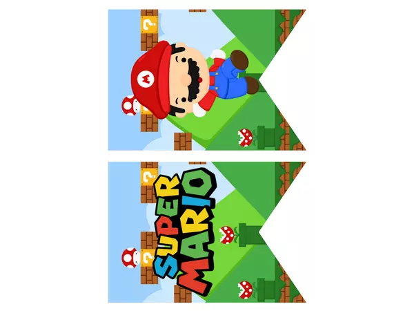 Banderines Super Mario