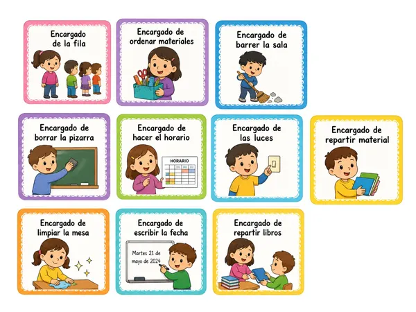 Encargados de la sala