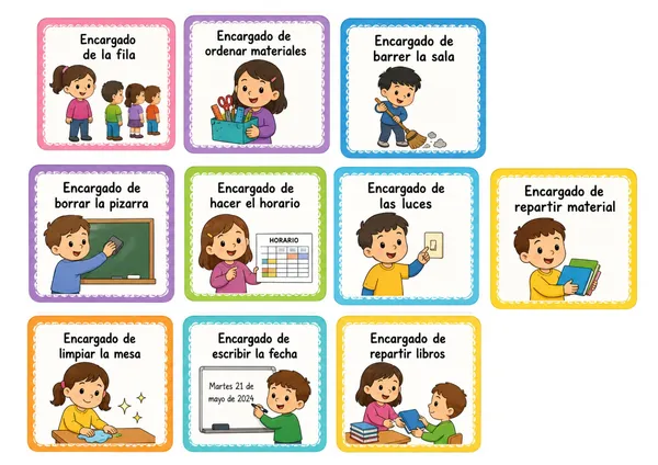 Encargados de la sala