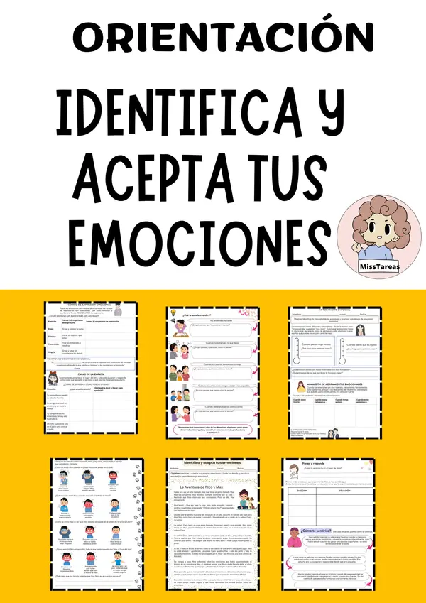 Ficha de Orientación: Identificar Emociones - Inteligencia Emocional y Empatía