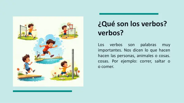 Verbos en infinitivo