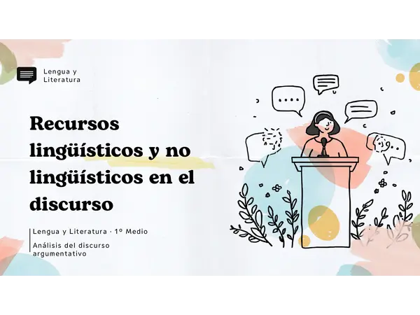 PRESENTACIÓN RECURSOS LINGÜÍSTICOS Y NO LINGÜÍSTICOS EN EL DISCURSO