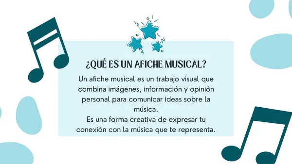  Música: Creación de un afiche de un cantante o banda