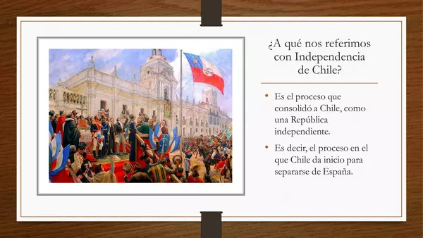 Conocer los factores interno y externos de la independencia de Chile