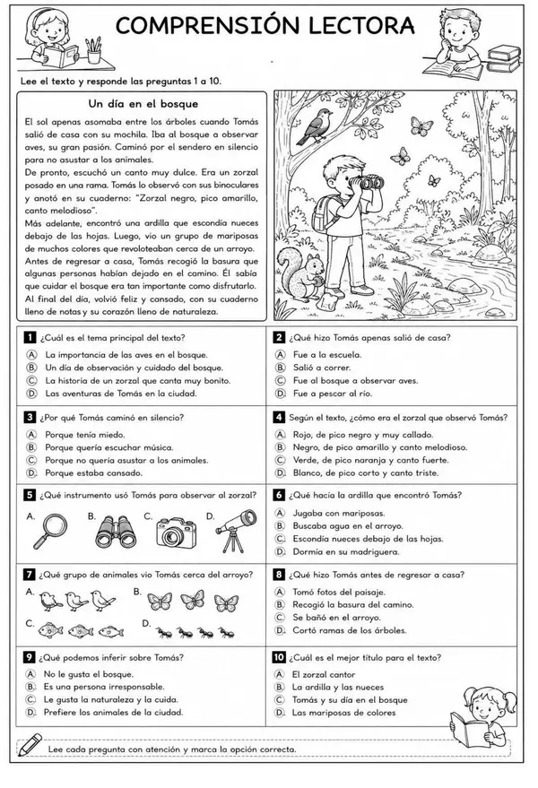 Set de Guía de trabajo lectura comprensiva