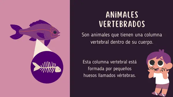 ANIMALES VERTEBRADOS (segundo básico)