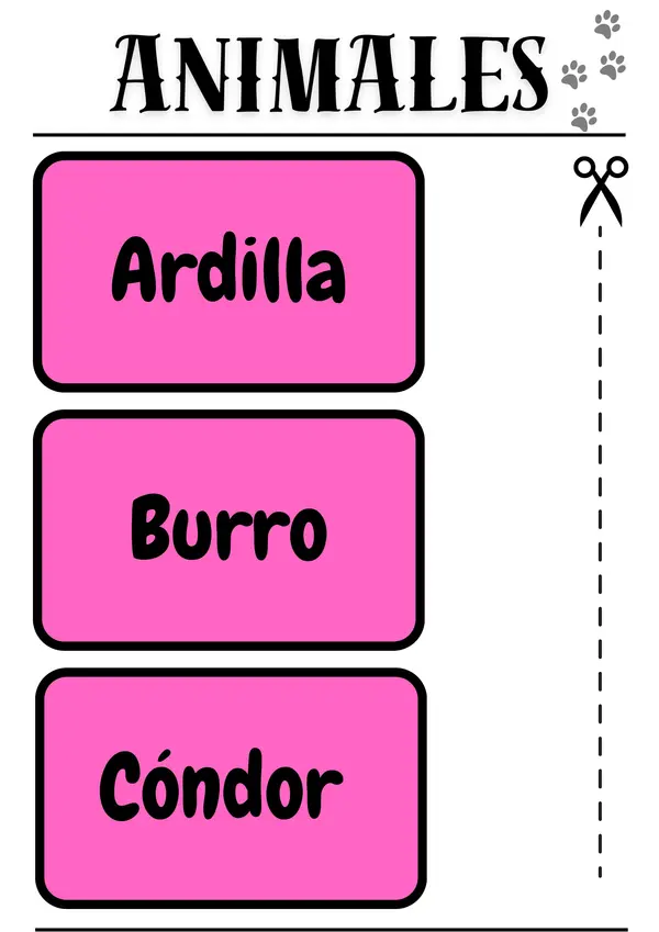 Tarjetas, jugando con el abecedario