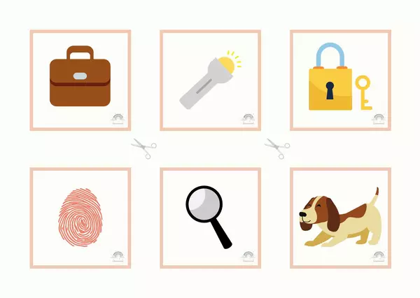 Bingo: Elementos de elementos de detectives