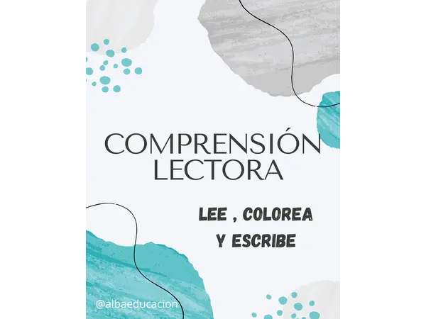 comprensión lectora