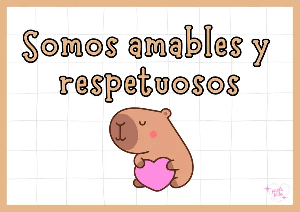 🦫 ACUERDOS DE CONVIVENCIA – Temática Capibara